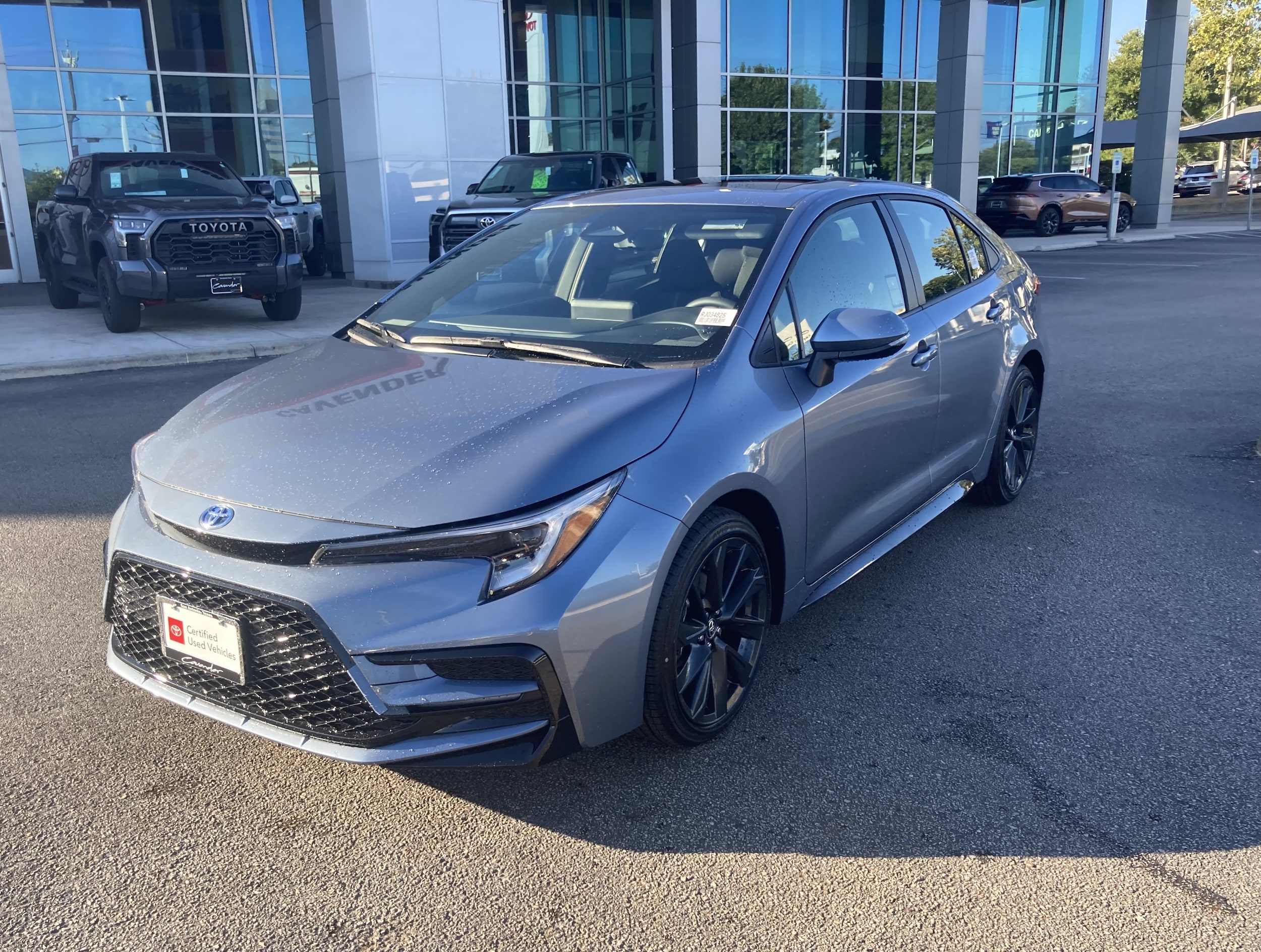 Certified 2024 Toyota Corolla SE with VIN JTDBCMFE5RJ034825 for sale in San Antonio, TX