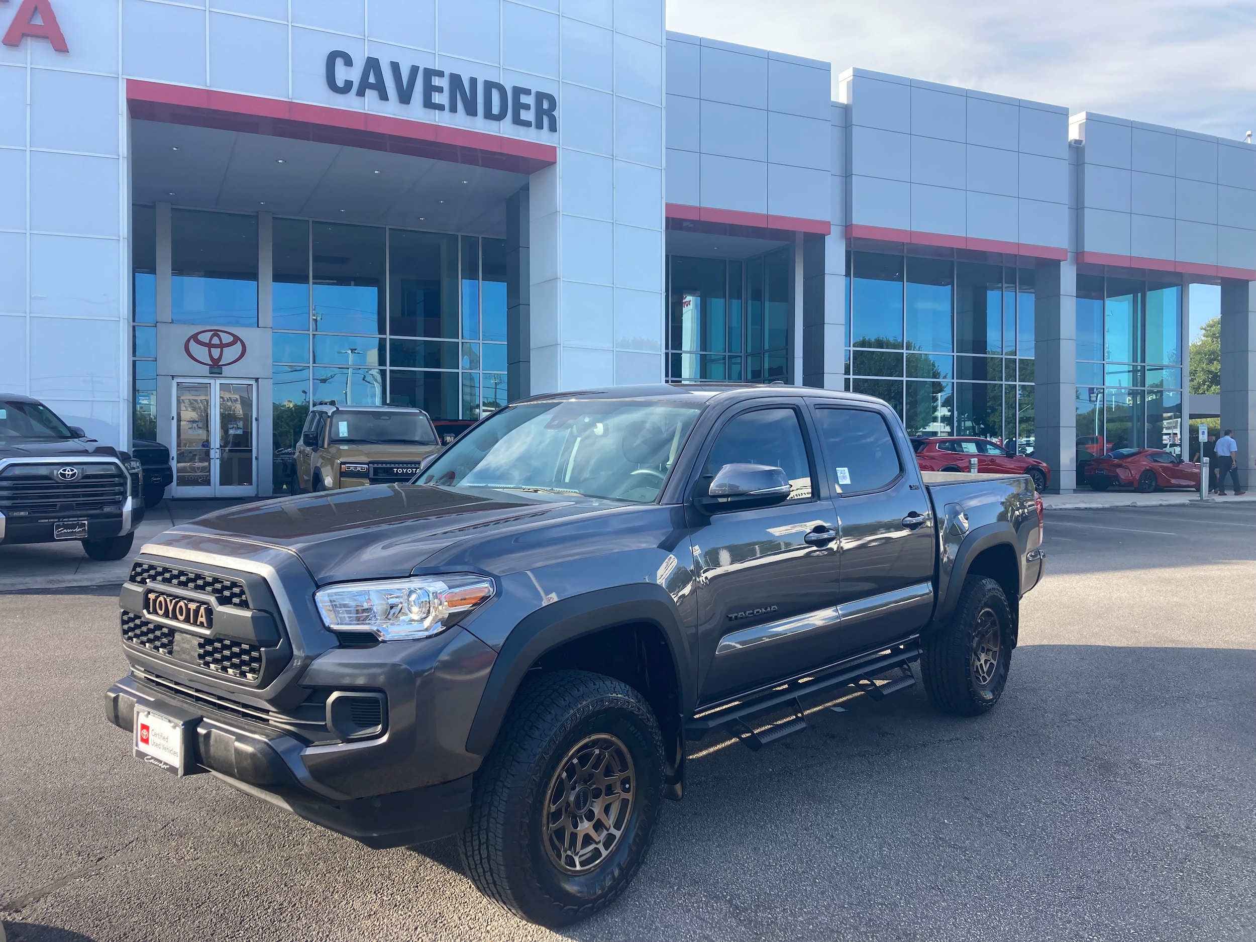 Used 2023 Toyota Tacoma Trail with VIN 3TYCZ5ANXPT144130 for sale in San Antonio, TX