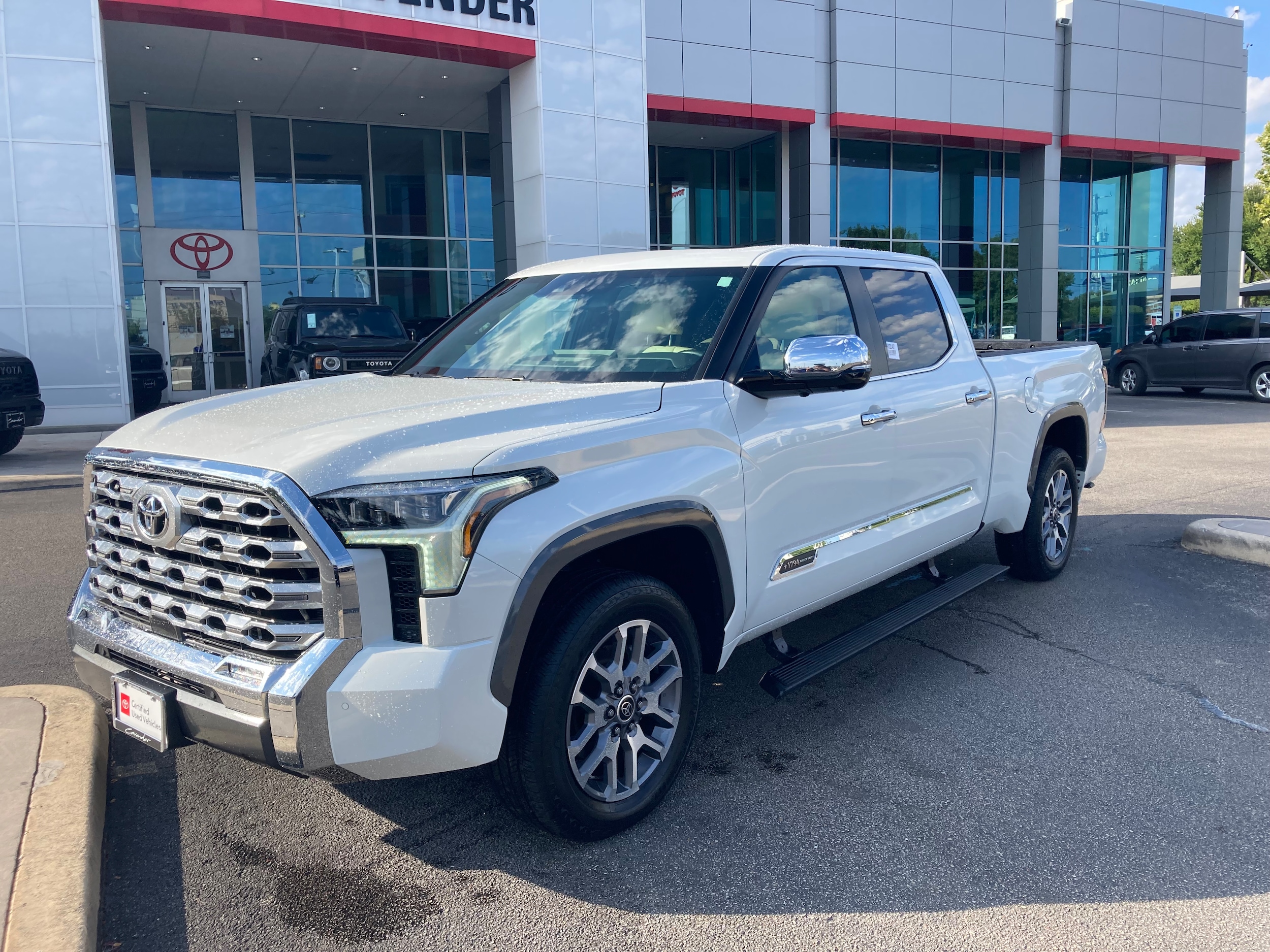 Certified 2024 Toyota Tundra 1794 Edition with VIN 5TFMA5EC8RX021407 for sale in San Antonio, TX