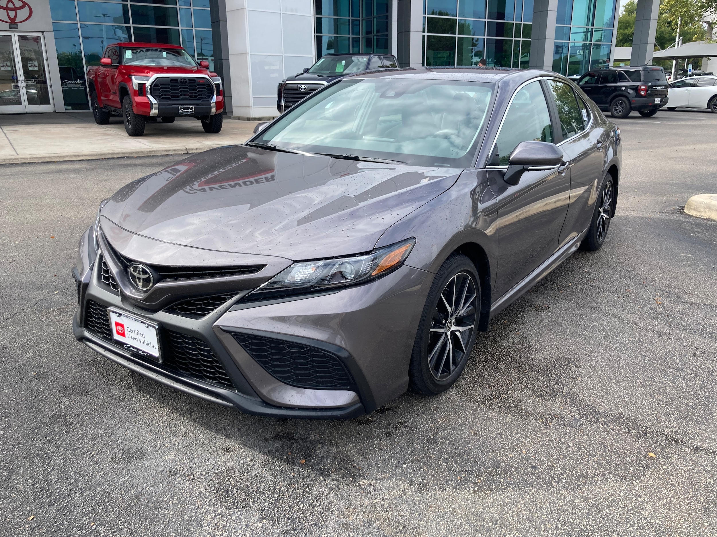 Certified 2024 Toyota Camry SE with VIN 4T1G11AK7RU242836 for sale in San Antonio, TX