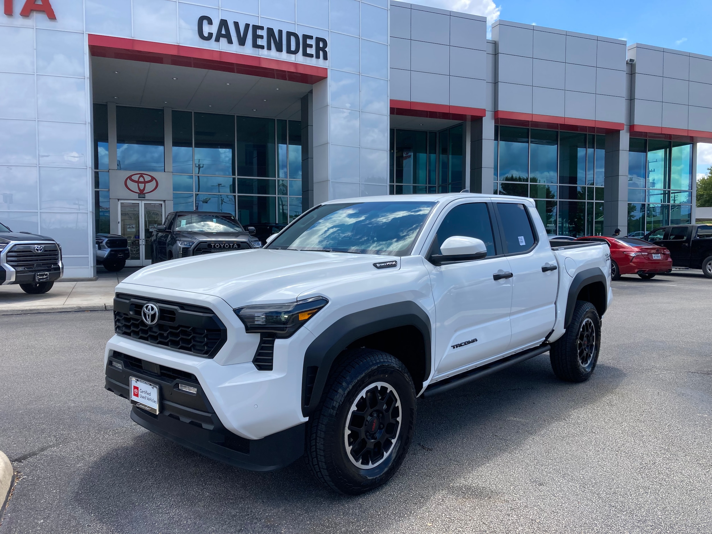 Certified 2024 Toyota Tacoma TRD Off Road with VIN 3TYLC5LN3RT001442 for sale in San Antonio, TX