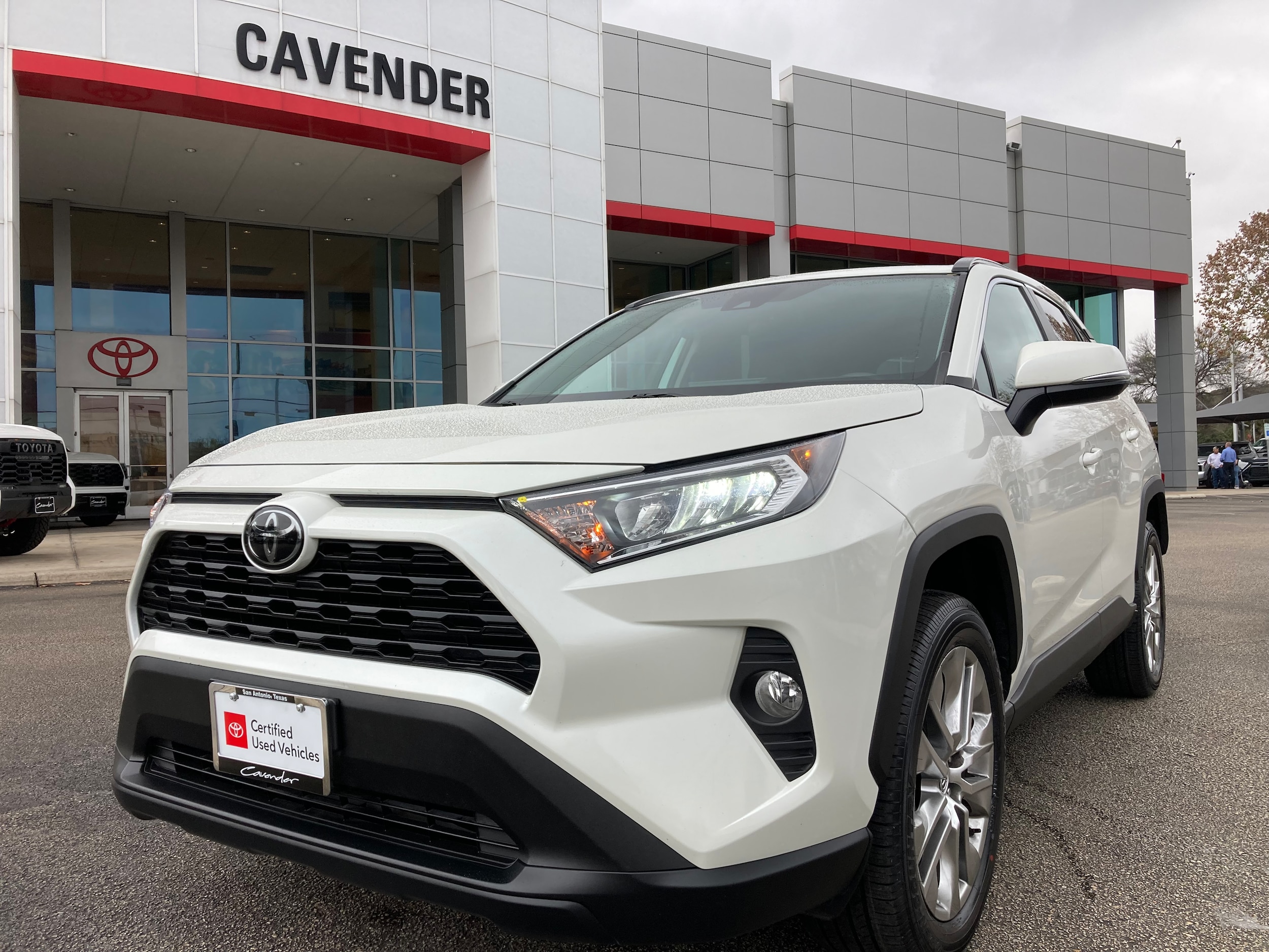 Certified 2021 Toyota RAV4 XLE Premium with VIN 2T3C1RFV5MW103935 for sale in San Antonio, TX