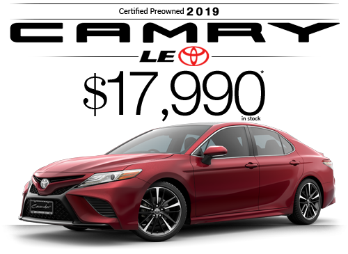 Click Here for Availability and Pricing from Cavender Toyota