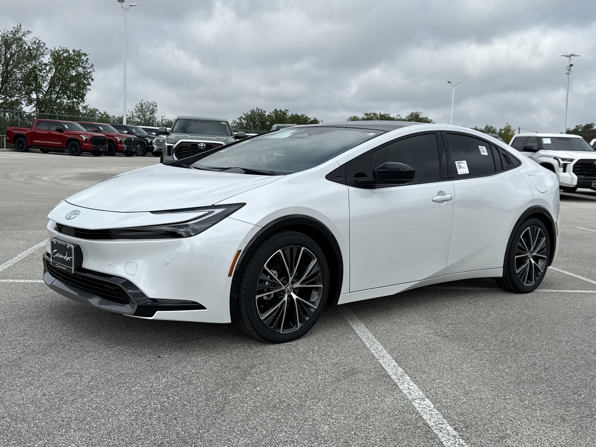 White (Wind Chill Pearl) 2026 Toyota Prius Hatchback All-Wheel Drive Continuously Variable Transmission