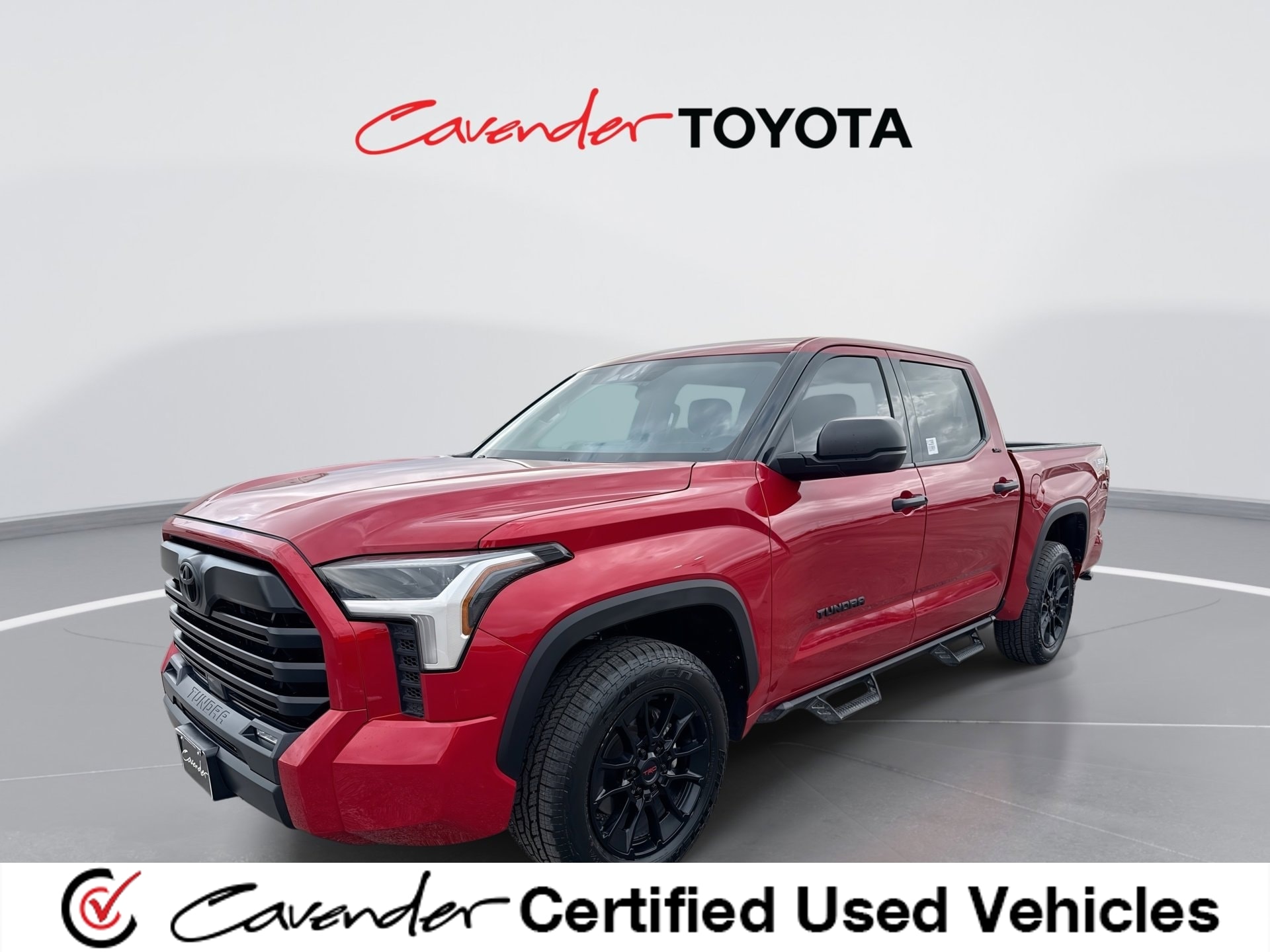 Supersonic Red 2023 Toyota Tundra SR5 CrewMax Cab 4WD Pickup Truck Four-Wheel Drive Automatic