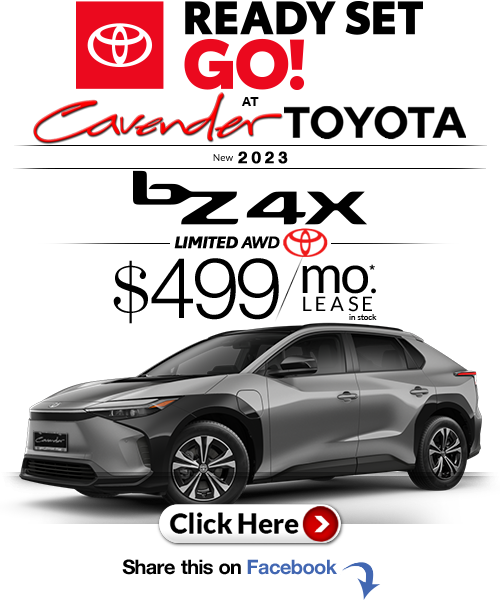 Click Here for Availability and Pricing from Cavender Toyota