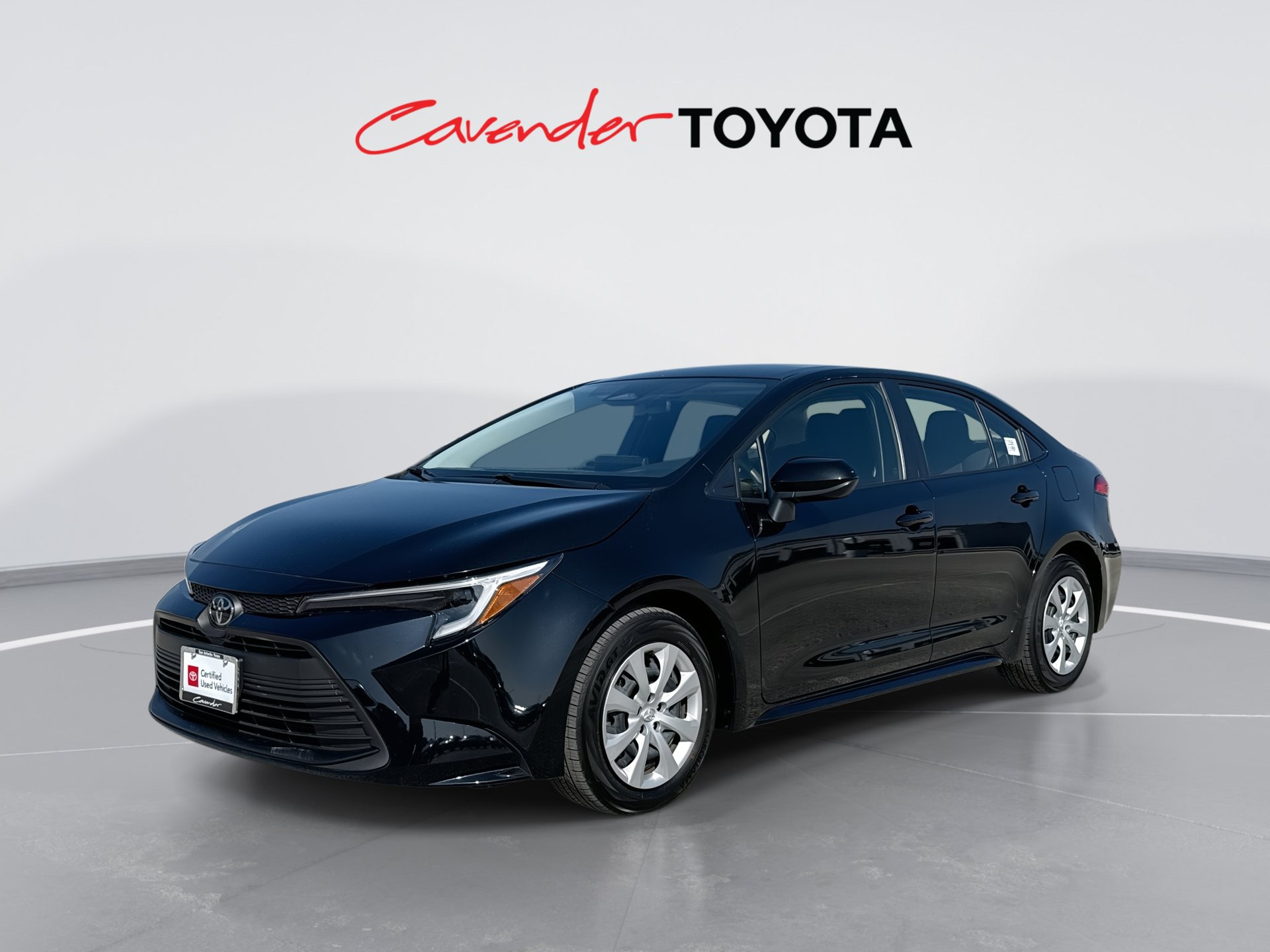 Midnight Black Metallic 2026 Toyota Corolla Hybrid Sedan Front-Wheel Drive Continuously Variable Transmission
