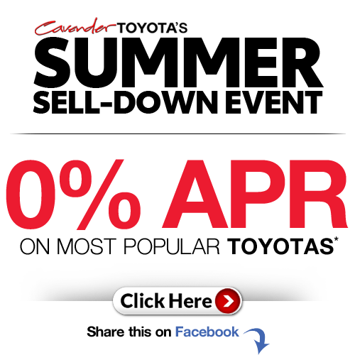 Click Here for Availability and Pricing from Cavender Toyota