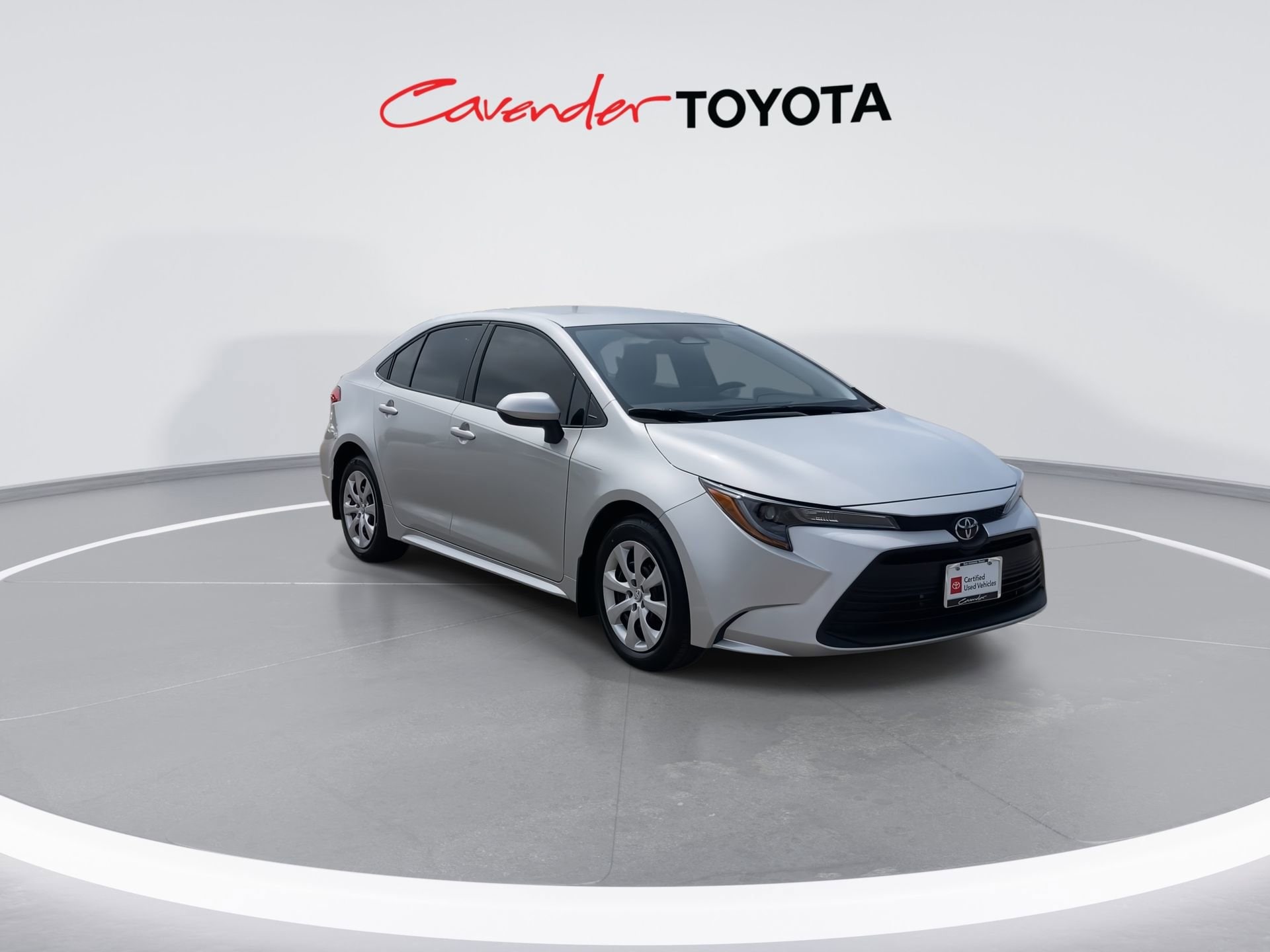 Certified 2025 Toyota Corolla LE with VIN 5YFB4MDEXSP294624 for sale in San Antonio, TX