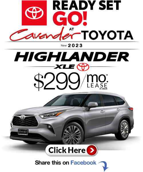 Click Here for Availability and
Pricing from Cavender Toyota