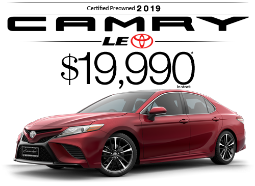Click Here for Availability and Pricing from Cavender Toyota
