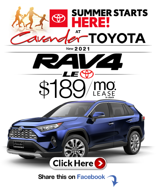 Click Here for Availability and
Pricing from Cavender Toyota