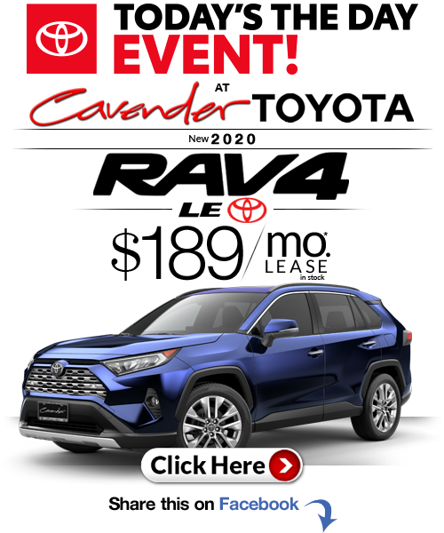 Click Here for Availability and Pricing from Cavender Toyota