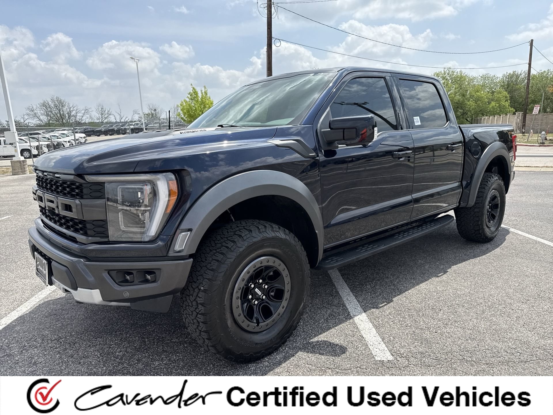 Antimatter Blue 2023 Ford F-150 Raptor SuperCrew 4WD Pickup Truck Four-Wheel Drive Automatic