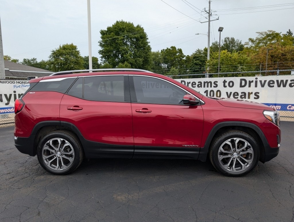 Used 2020 GMC Terrain SLT with VIN 3GKALVEX7LL228362 for sale in Port Huron, MI