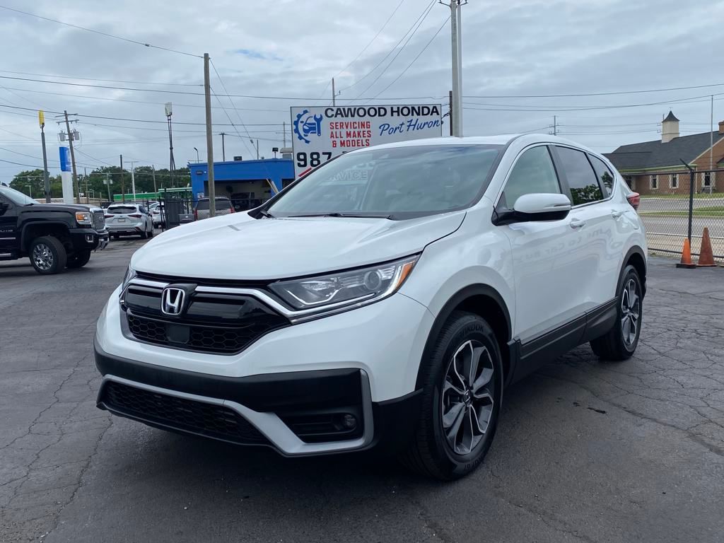 Certified 2022 Honda CR-V EX with VIN 2HKRW2H53NH652512 for sale in Port Huron, MI