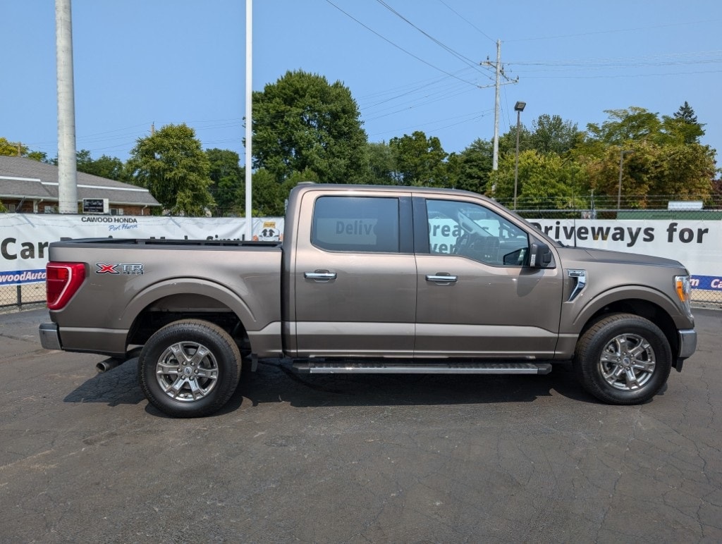 Used 2021 Ford F-150 XLT with VIN 1FTEW1EP1MKE02605 for sale in Port Huron, MI