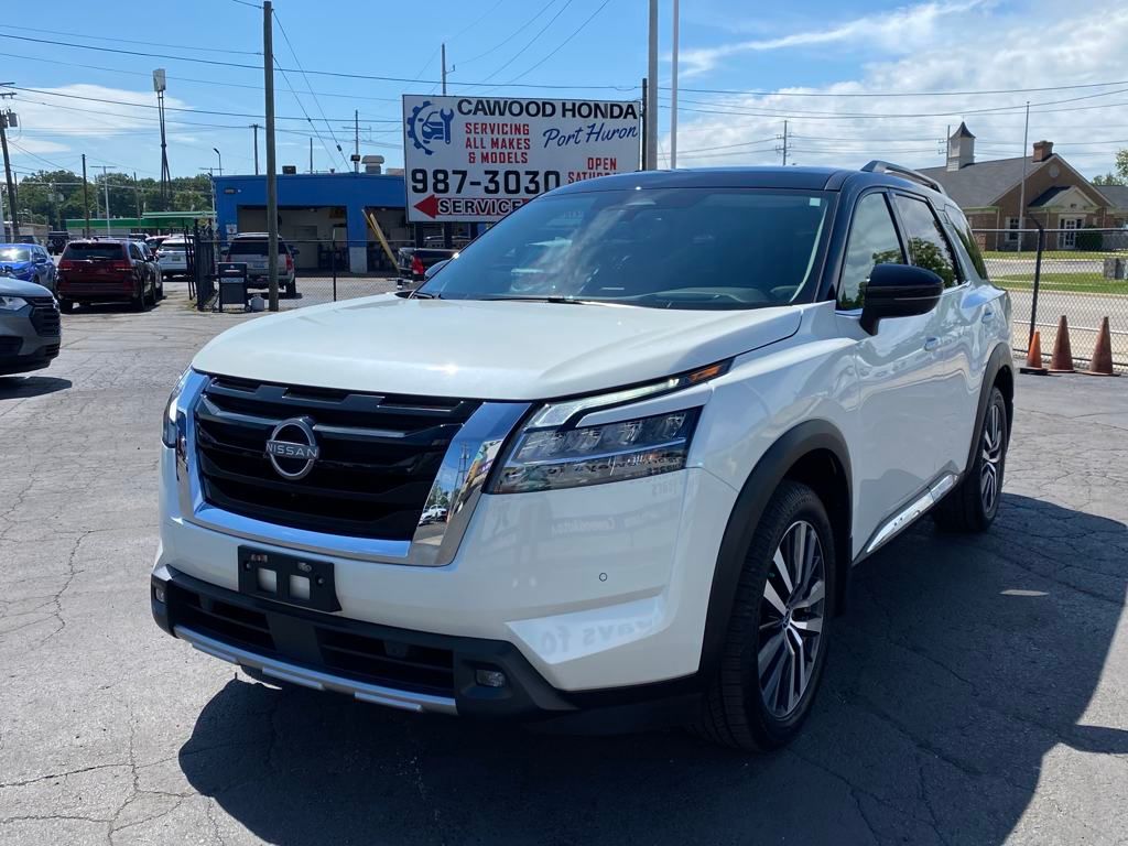Used 2022 Nissan Pathfinder Platinum with VIN 5N1DR3DF0NC232140 for sale in Port Huron, MI