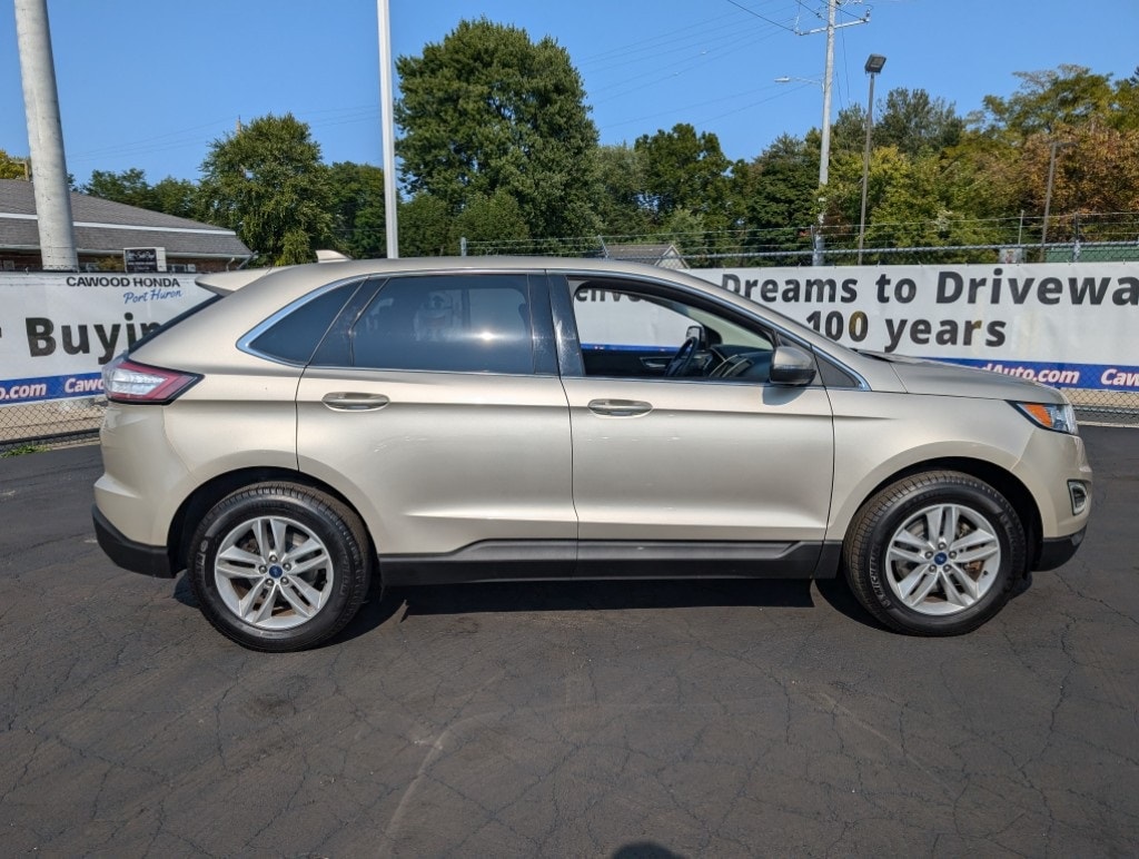 Used 2018 Ford Edge SEL with VIN 2FMPK4J99JBB76554 for sale in Port Huron, MI