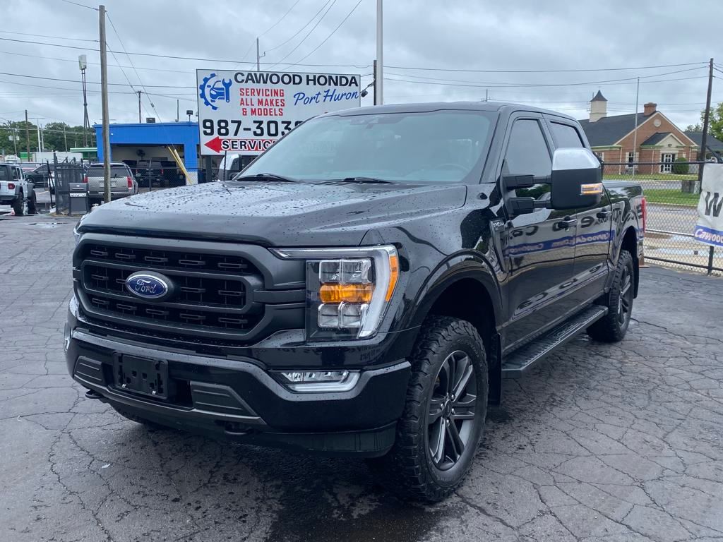 Used 2021 Ford F-150 XLT with VIN 1FTFW1E81MKD91876 for sale in Port Huron, MI