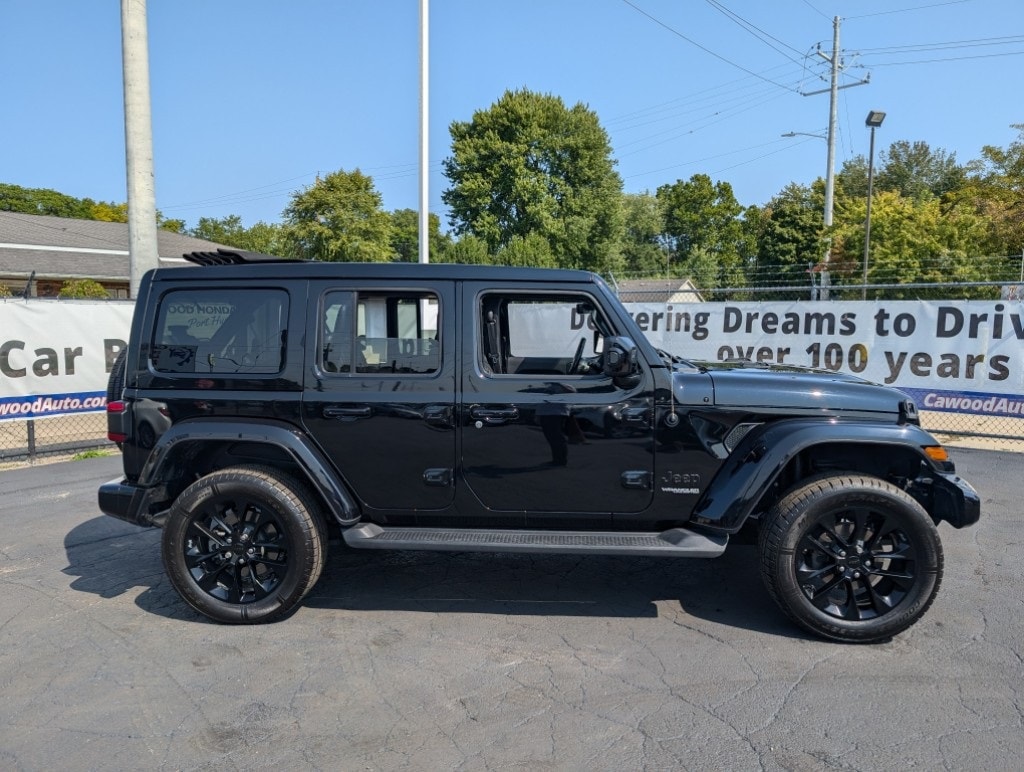 Used 2021 Jeep Wrangler Unlimited High Altitude with VIN 1C4HJXEN8MW573437 for sale in Port Huron, MI