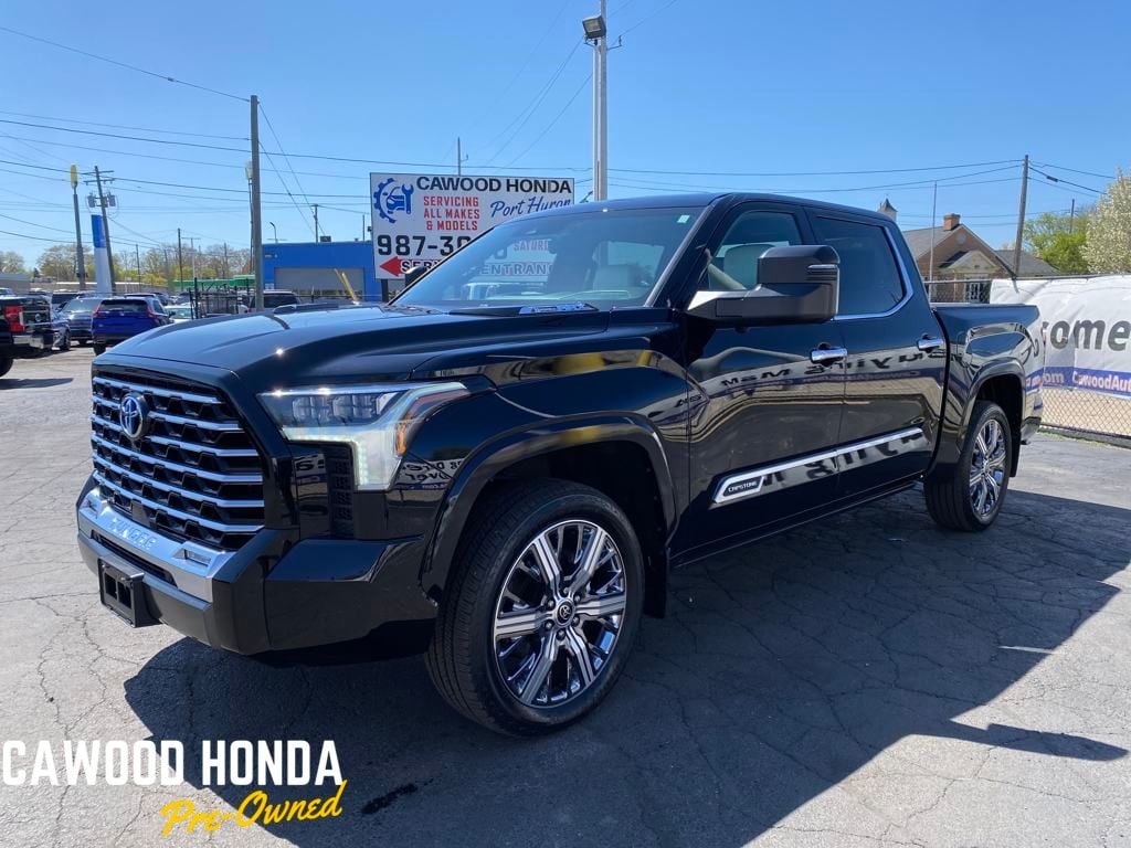 Used 2023 Toyota Tundra Capstone with VIN 5TFVC5DB4PX025409 for sale in Port Huron, MI