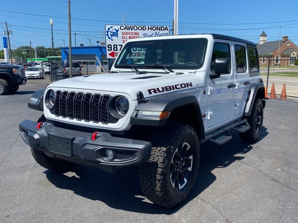 Used 2024 Jeep Wrangler 4-Door Rubicon with VIN 1C4PJXFG1RW159404 for sale in Port Huron, MI