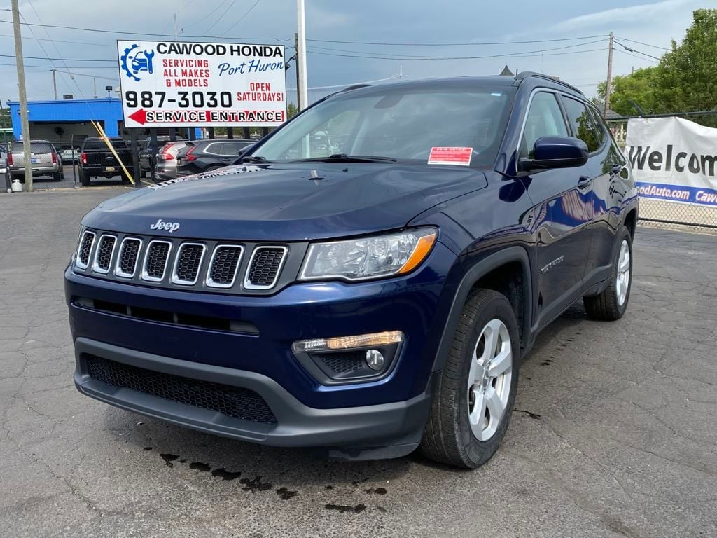 Used 2018 Jeep Compass Latitude with VIN 3C4NJDBB1JT456893 for sale in Port Huron, MI