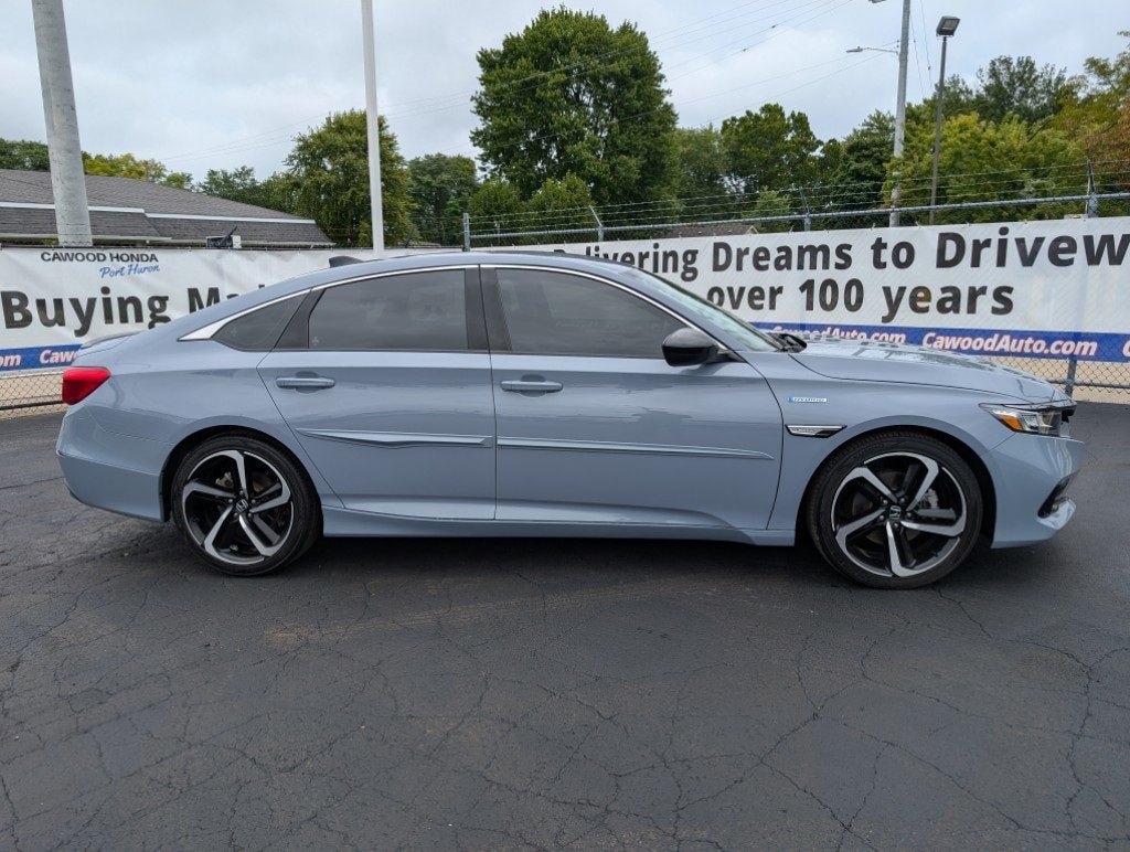 Used 2022 Honda Accord Hybrid Sport with VIN 1HGCV3F24NA009294 for sale in Port Huron, MI