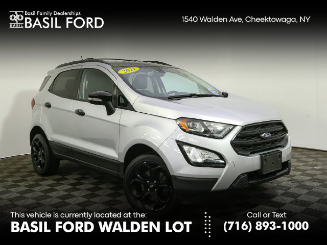 Used 2021 Ford EcoSport SES with VIN MAJ6S3JL0MC404750 for sale in Cheektowaga, NY