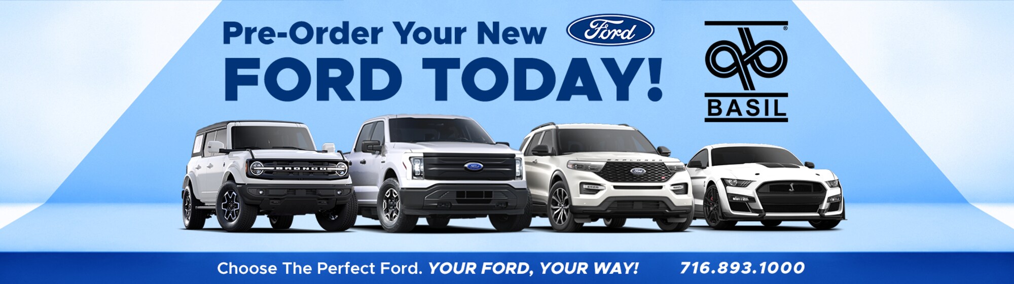New Ford and Used Car Dealer Serving Cheektowaga Basil Ford