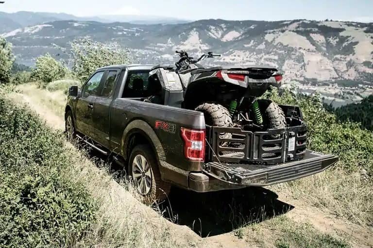 2019 Ford F-150 with bed accessories