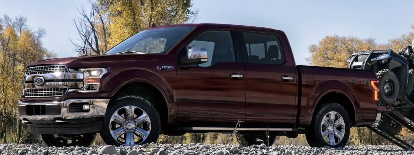 2019 Ford F-150 with accessory ramp