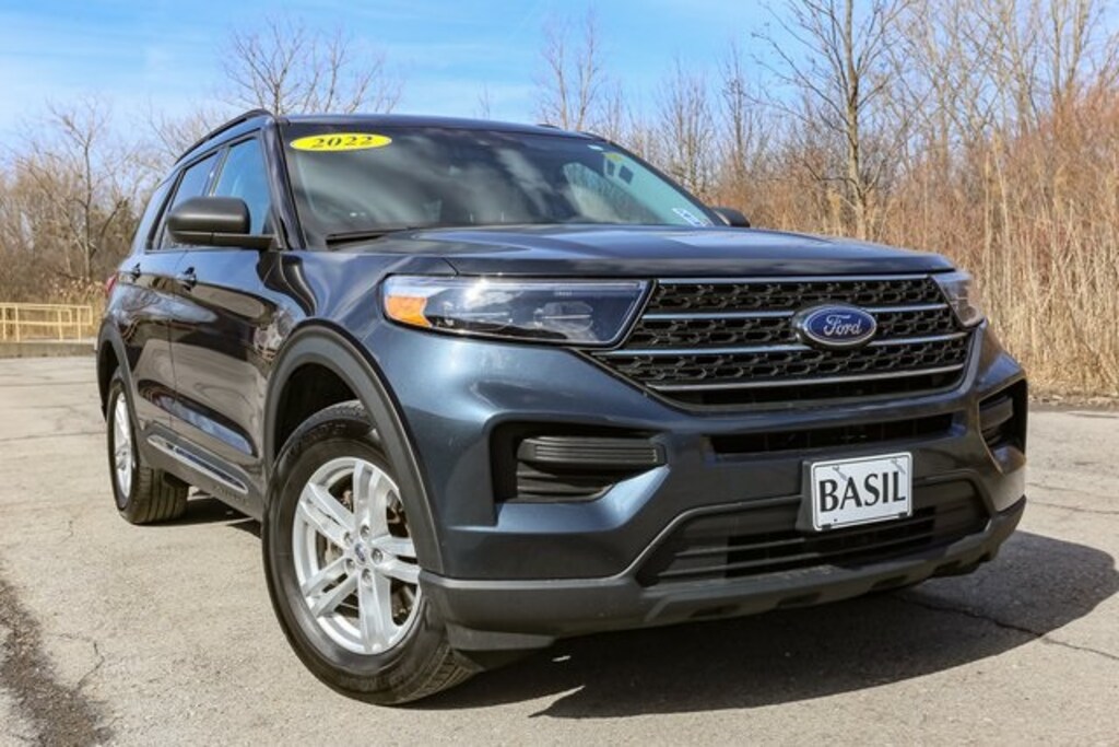 Used 2022 Stone Blue Metallic Ford Explorer For Sale in Niagara Falls NY & Tonawanda NY