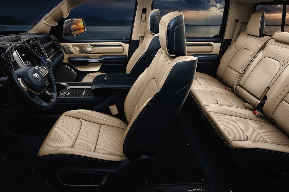 2020 ram 1500 interior design cutview beige seatings