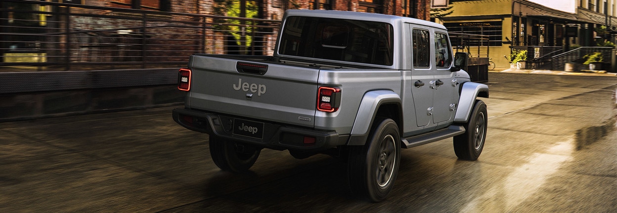 2021 Jeep Gladiator Driving Throw City