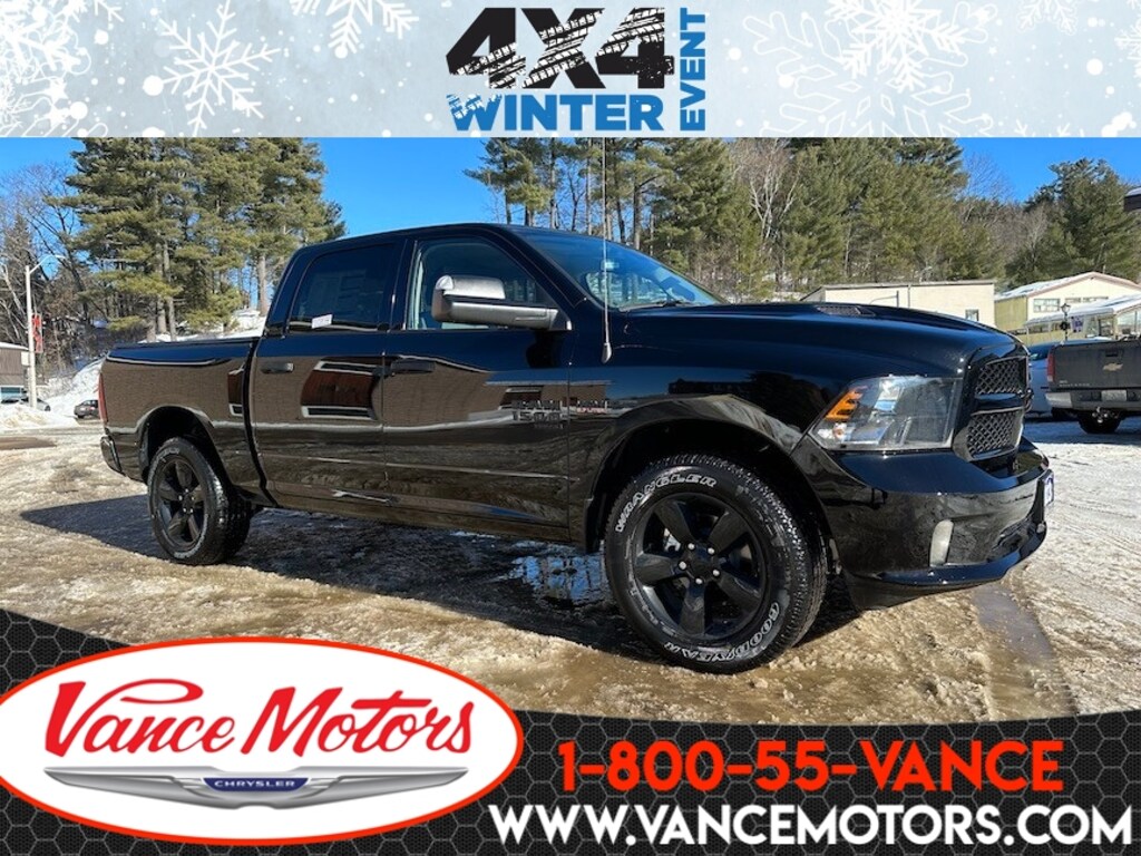 New 2023 Ram Night Edition 4x4 Crew Cab 5.6 ft. box 140 in. WB