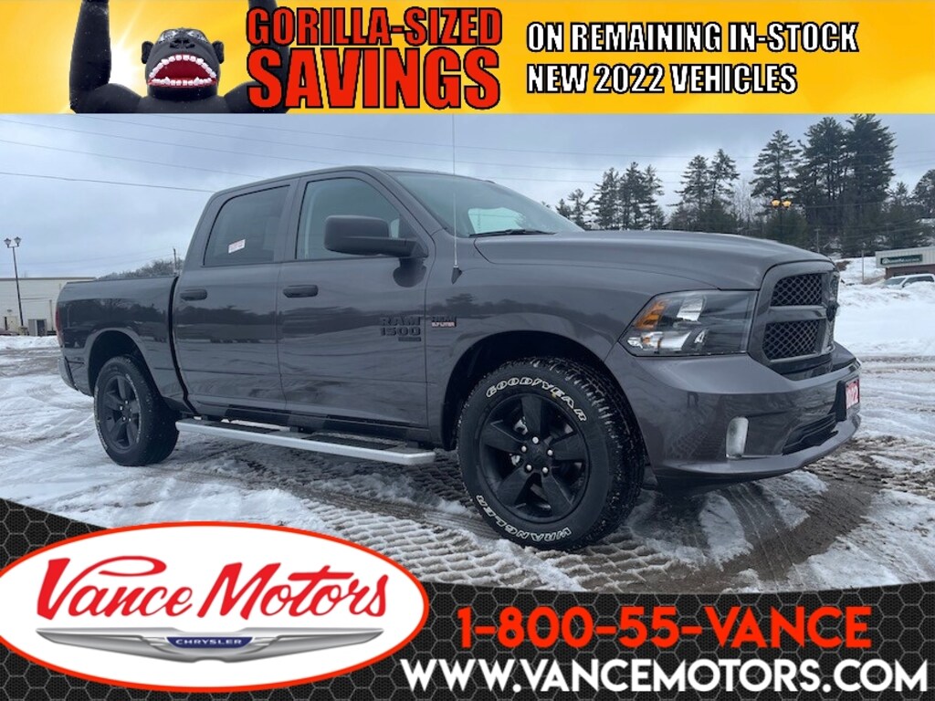 New 2022 Ram Express 4x4...$2,000 IN ADD-ONS! 4x4 Crew Cab 5.6 ft. box 140 in. WB
