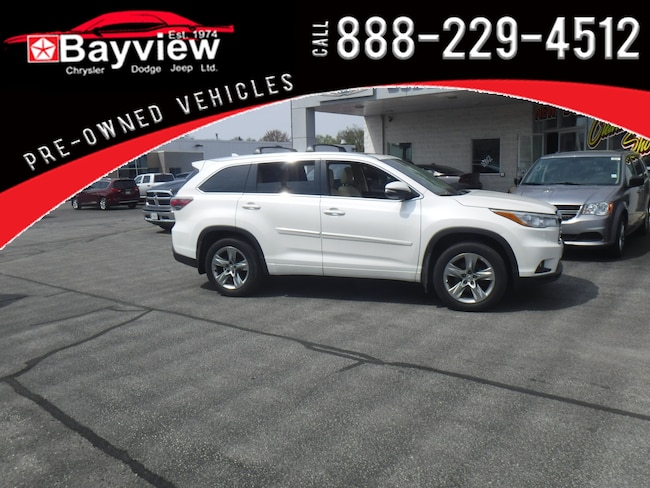 2015 Toyota Highlander For Sale >> Used 2015 Toyota Highlander For Sale At Bayview Chrysler Dodge Ltd 2015 Toyota Highlander For Sale >> Used 2015 Toyota Highlander For Sale At Bayview Chrysler Dodge Ltd