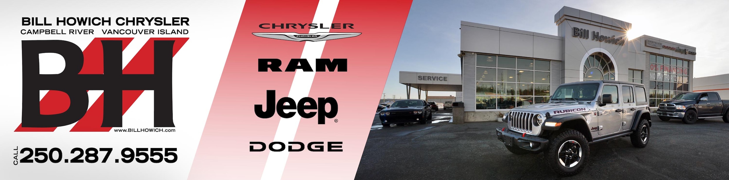 New Chrysler and Used Car Dealer Bill Howich Chrysler Campbell River, BC