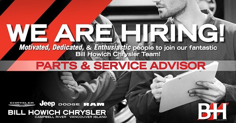 Employment Opportunities | Bill Howich Chrysler Ltd.