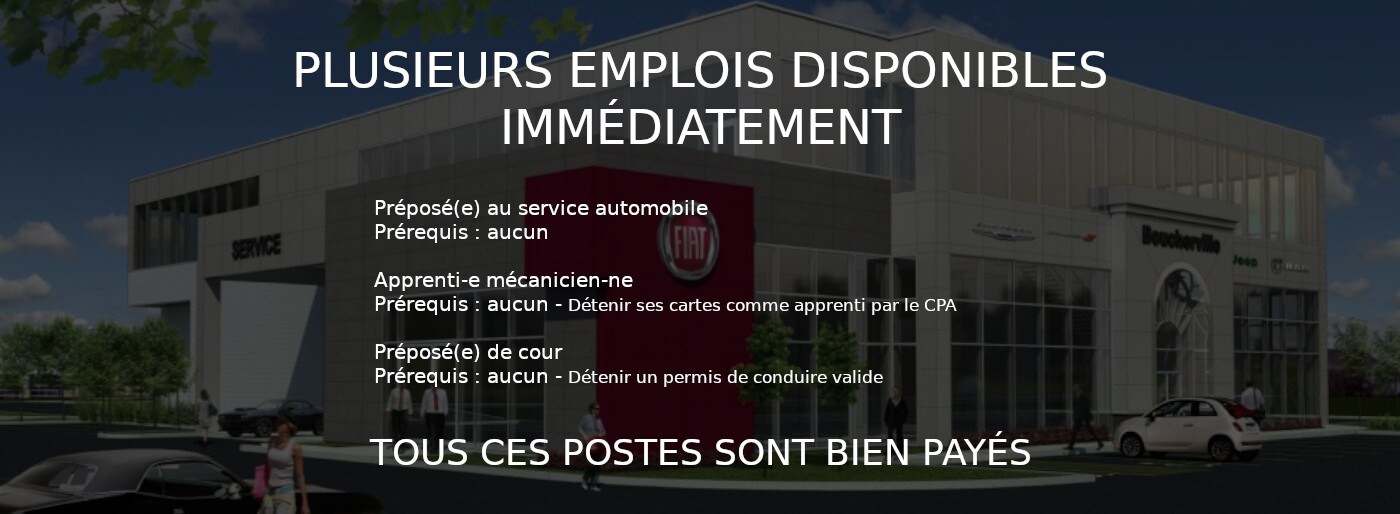 Concessionnaire Chrysler Jeep Dodge Ram Boucherville, Longueuil, Montréal