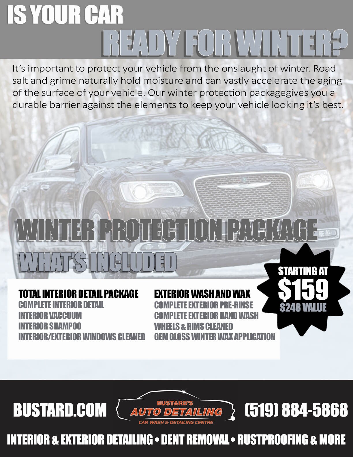 Bustard Chrysler Waterloo >> Detailing Specials Waterloo Bustard Chrysler Dodge Jeep Bustard Chrysler Waterloo >> Detailing Specials Waterloo Bustard Chrysler Dodge Jeep