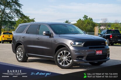 Used Tires Barrie >> Used 2019 Dodge Durango Gt For Sale At Barrie Chrysler Used Tires Barrie >> Used 2019 Dodge Durango Gt For Sale At Barrie Chrysler