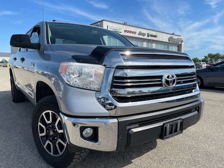 Featured 2017 Toyota Tundra SR5 Plus 5.7L V8 4x4 CrewMax 5.6 ft. box for sale near you in Gimli, MB