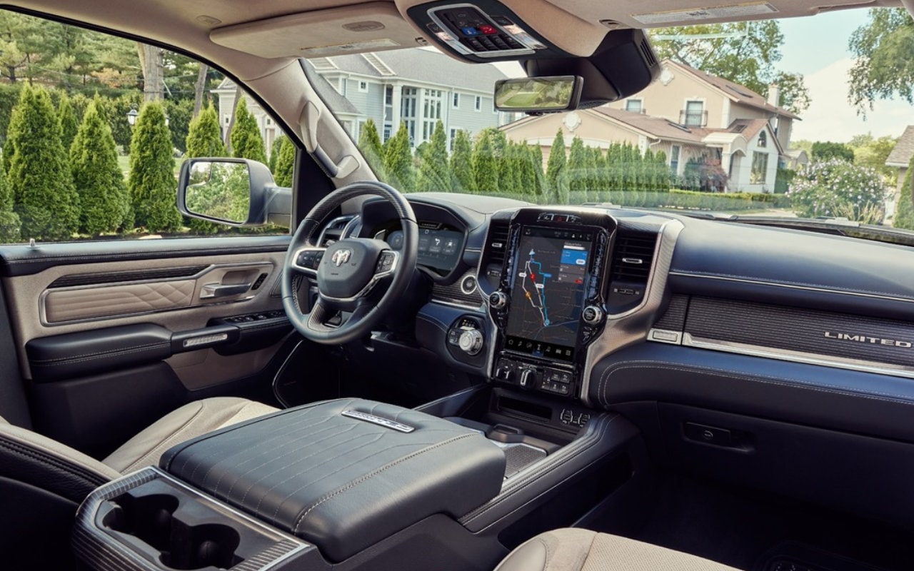 dashboard view of a 2023 RAM 1500