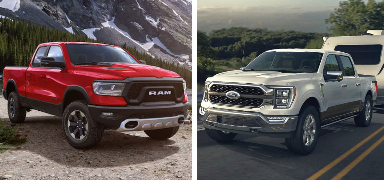 image entête - Ram 1500 2023 vs Ford F-150 2023