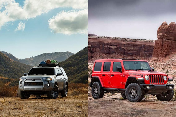 2021 Toyota 4Runner vs 2021 Jeep Wrangler | Des Sources Chrysler