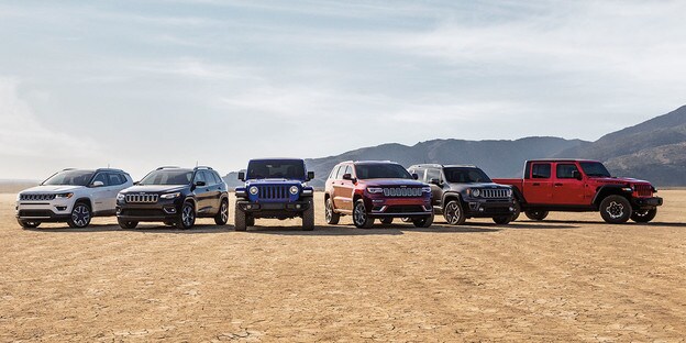 2020 Jeep Family Lineup