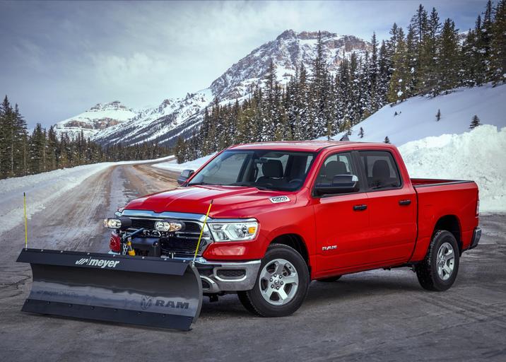 RAM 1500 2021: un camion avec pelle à neige en option